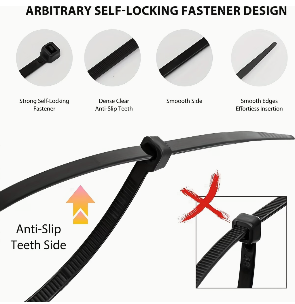 Zipties (150 Pcs)